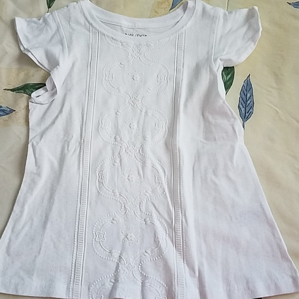 New girl's white top